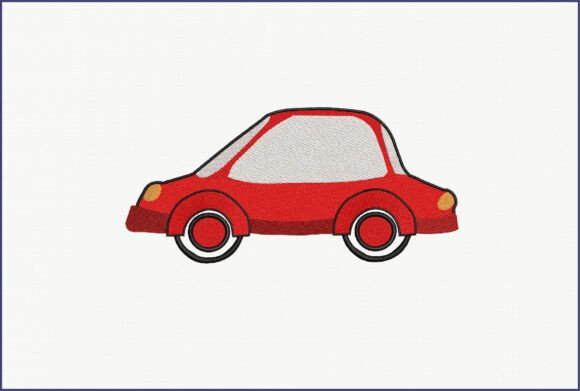 Baby Red Car Embroidery Design Review