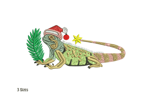 Christmas Chameleon Embroidery Design Review