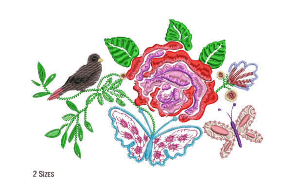 Floral, Birds, Butterfly Embroidery Review