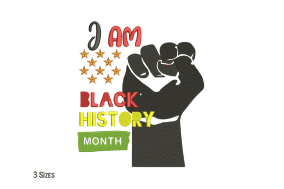 I Am Black History Month Embroidery Review