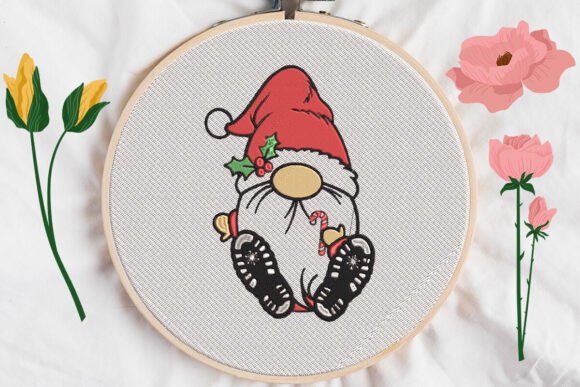 Merry Christmas Gnome Embroidery 1 Review