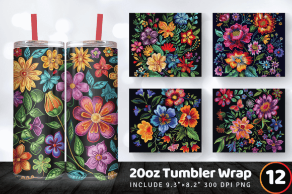 Reviewing Flowers Embroidery Tumbler Wrap for Real Projects