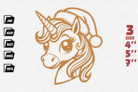 Santa s Jolly Unicorn Embroidery Review