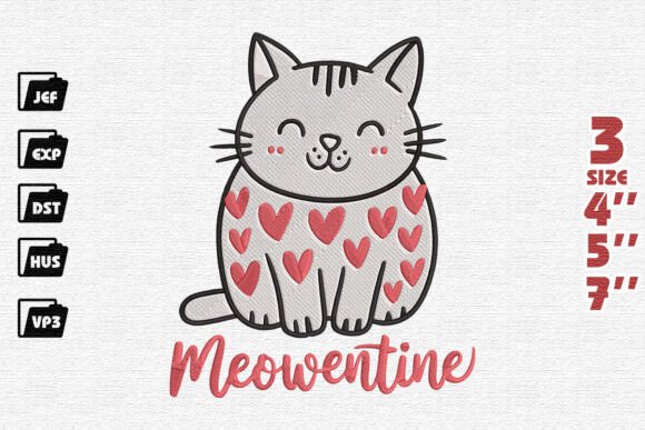 Valentine Kitten Embroidery Review