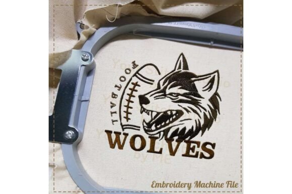 Wolves Football Embroidery Design Review